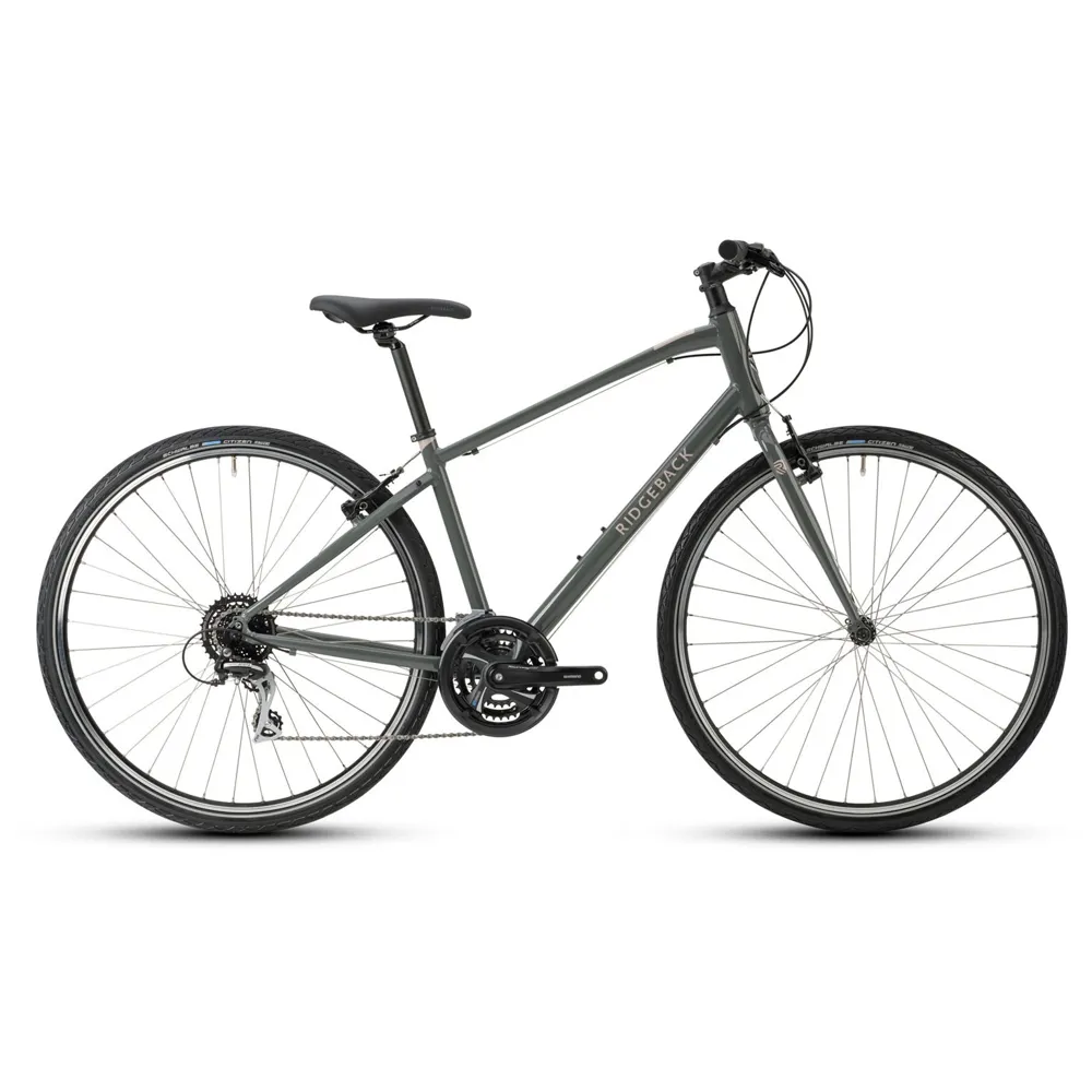 uPRISE Bikes Ridgeback Velocity 2025 Hybrid Bike - Grey/Black | Price match, 365 day return s, 18-Month Warranty, Finance Available & Free UK Delivery