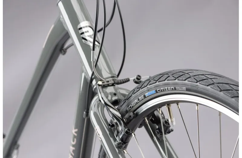 Ridgeback Velocity 2025 Hybrid Bike - Grey/Black-6