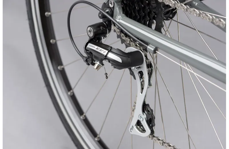 Ridgeback Velocity 2025 Hybrid Bike - Grey/Black-4