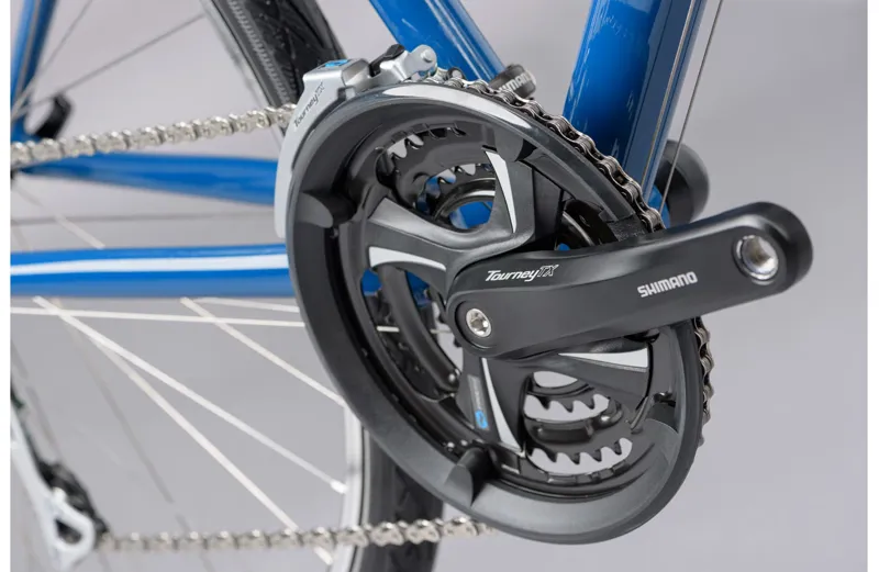 Ridgeback Velocity Open Frame 2025 Women's Hybrid Bike - Blue-7