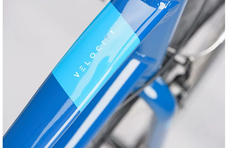 Ridgeback Velocity Open Frame 2025 Women's Hybrid Bike - Blue-4