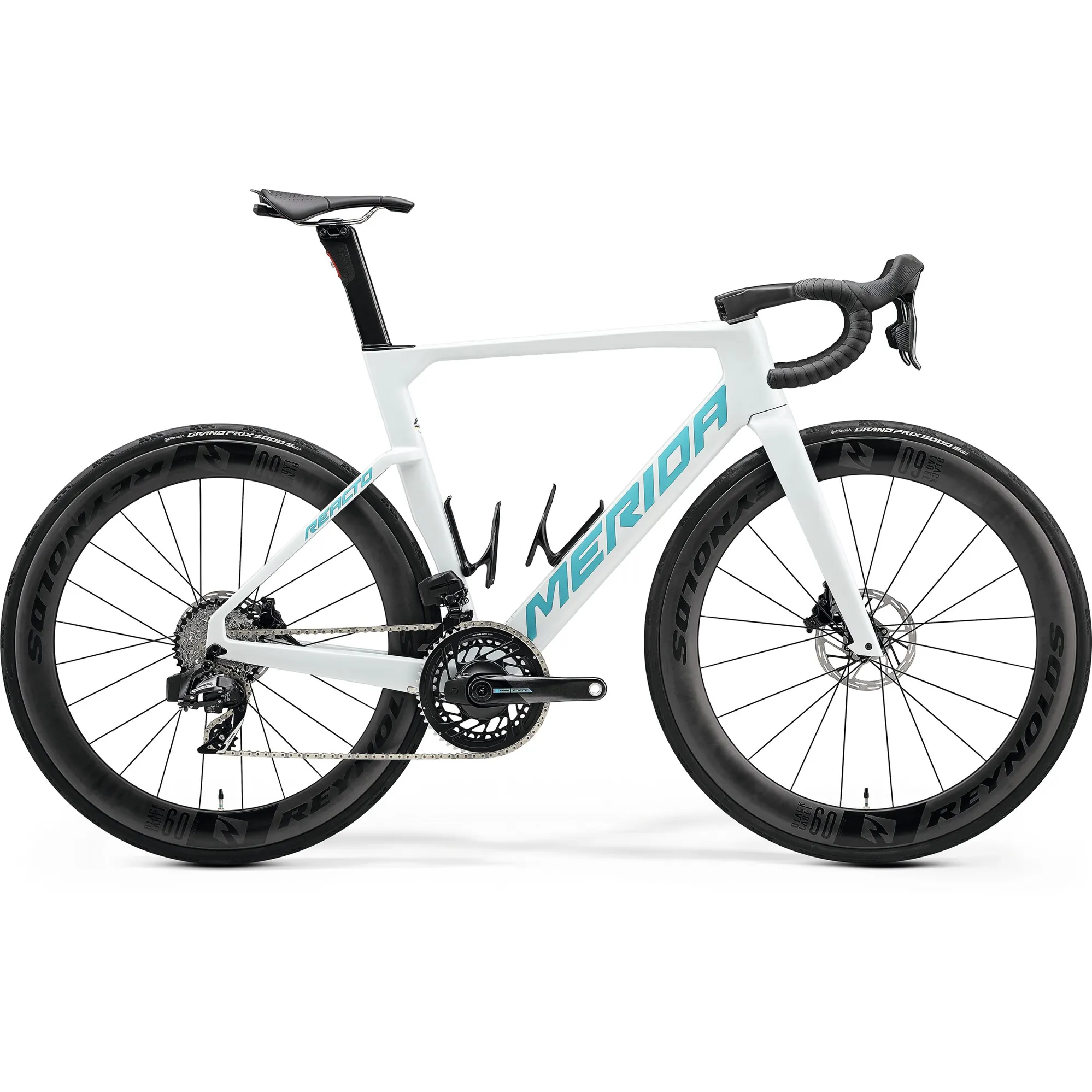 Merida Reacto 9000 2024 Carbon Aero Road Bike - White/Teal