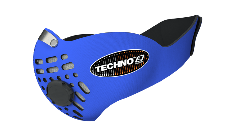 Respro Techno Anti-Pollution Mask - Blue-1