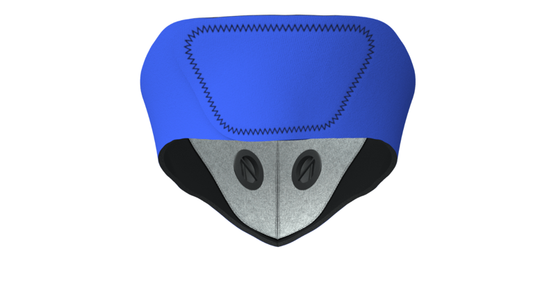 Respro Techno Anti-Pollution Mask - Blue-3