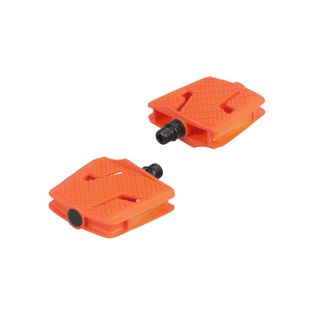 uPRISE Bikes Trek Kid's Platform Small Pedal Set - 9/16 Inch - Roarange | Price match, 365 day return s, 18-Month Warranty, Finance Available & Free UK Delivery