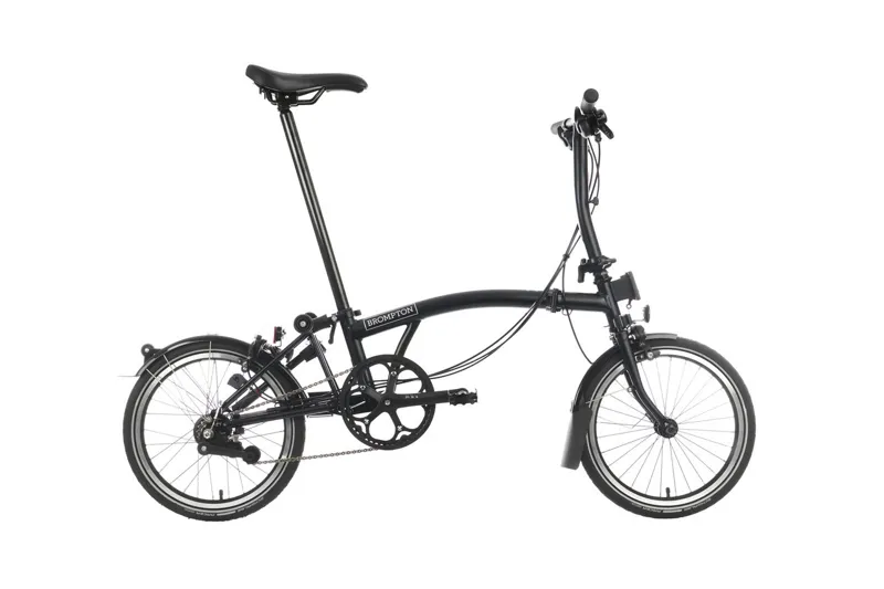 Brompton S6L Low Bar C Line Explore 2024 Folding Bike - Black