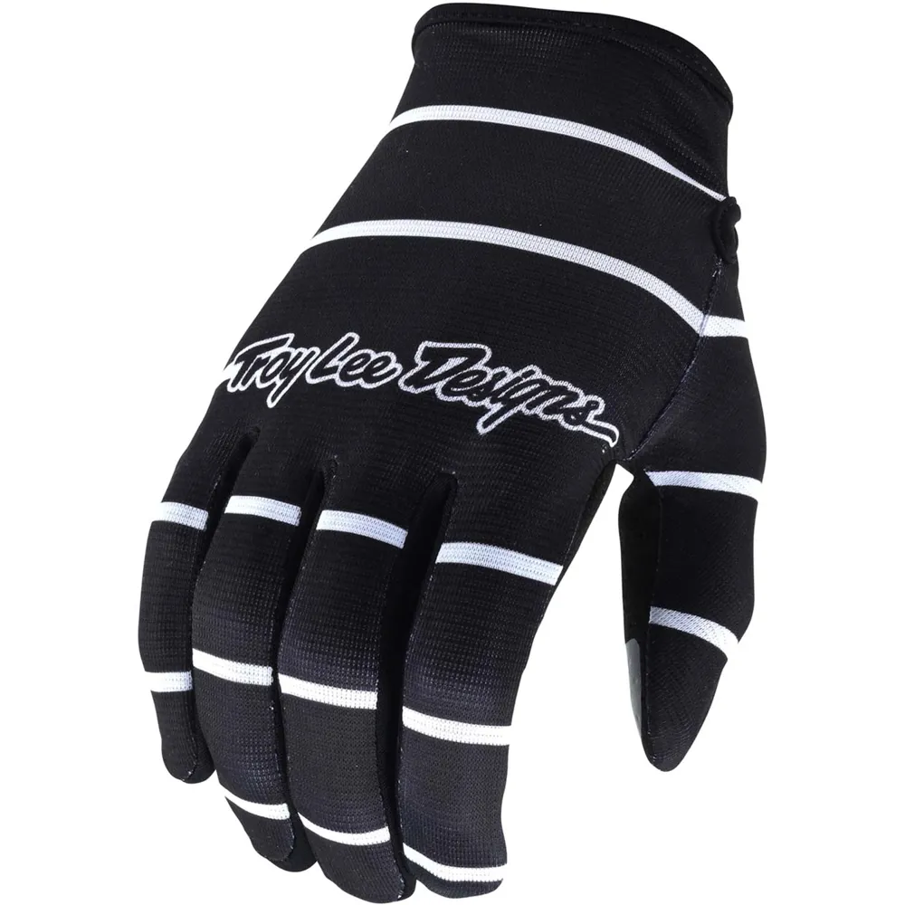 uPRISE Bikes Troy Lee Designs Troy Lee Flowline Men's MTB Long Finger Gloves - Stripe Black | Price match, 365 day return s, 18-Month Warranty, Finance Available & Free UK Delivery