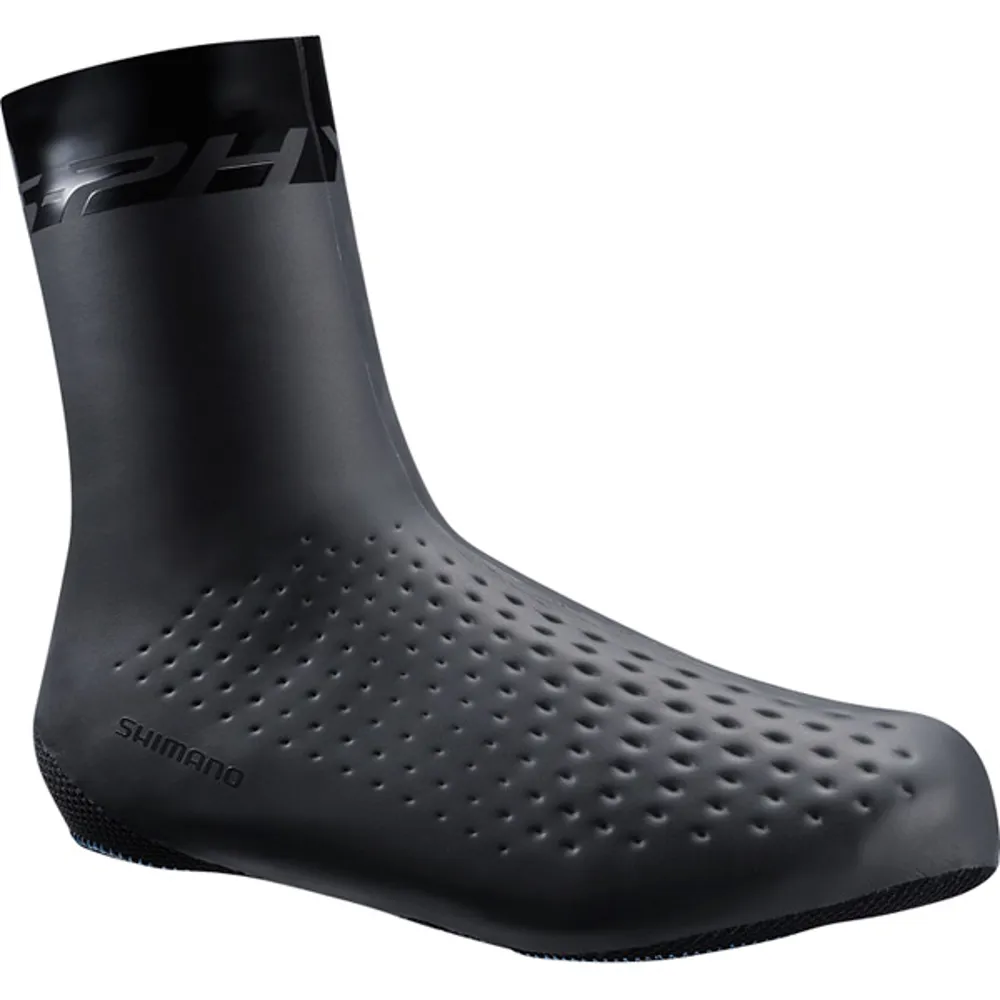 uPRISE Bikes Shimano S-Phyre Insulated Shoe Cover - Black | Price match, 365 day return s, 18-Month Warranty, Finance Available & Free UK Delivery