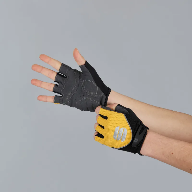 Sportful Neo Womens Short Finger Gloves Yellow