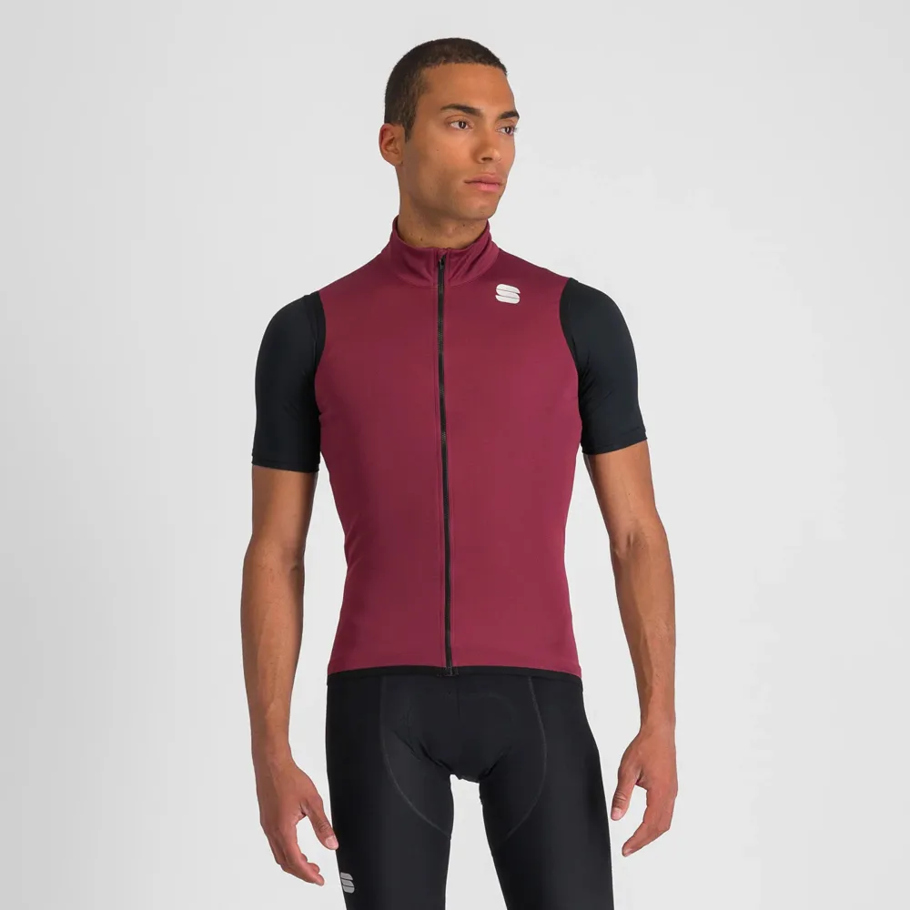 uPRISE Bikes Sportful Fiandre Light NoRain Men's Vest - Red Wine  - XL | Price match, 365 day return s, 18-Month Warranty, Finance Available & Free UK Delivery