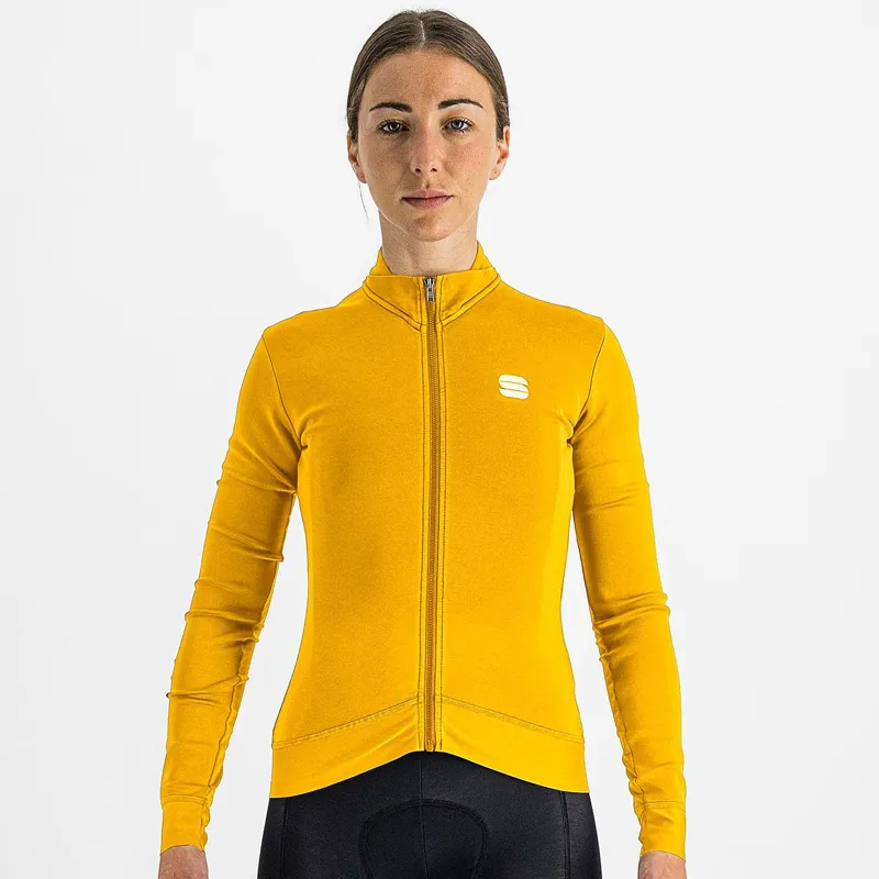 Sportful Monocrom Thermal Women's Long Sleeve Jersey - Yellow