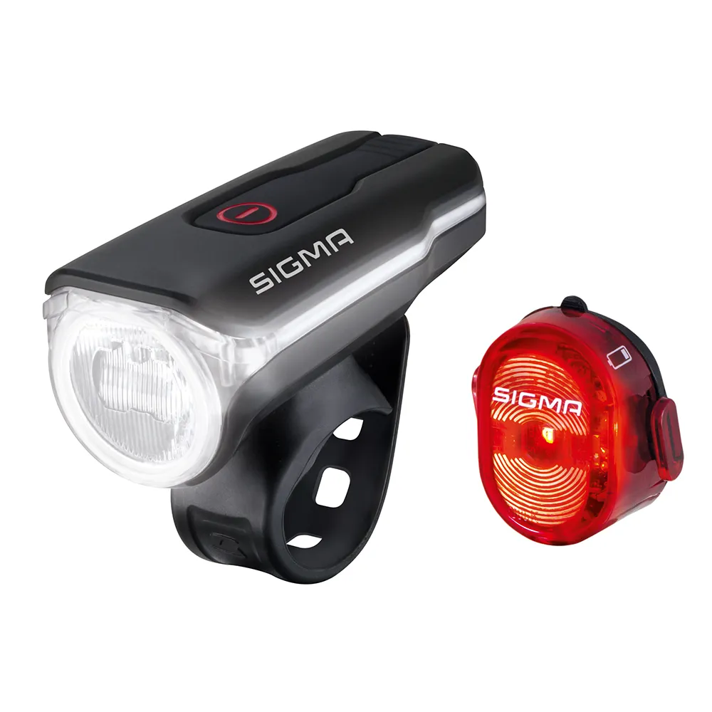 uPRISE Bikes Sigma Aura 60 / Nugget II Rechargeable Cycling  Light Set | Price match, 365 day return s, 18-Month Warranty, Finance Available & Free UK Delivery