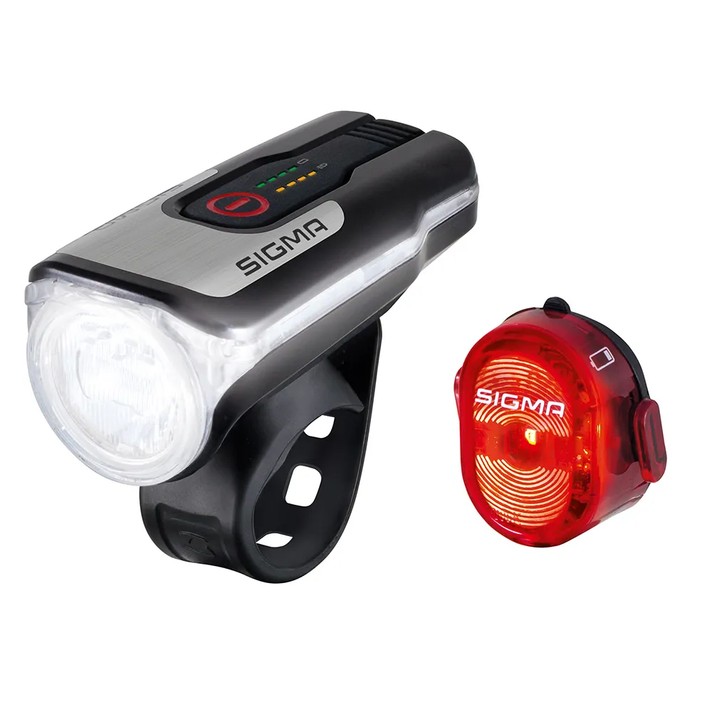 uPRISE Bikes Sigma Aura 80/Nugget II Rechargeable Cycling Light Set | Price match, 365 day return s, 18-Month Warranty, Finance Available & Free UK Delivery