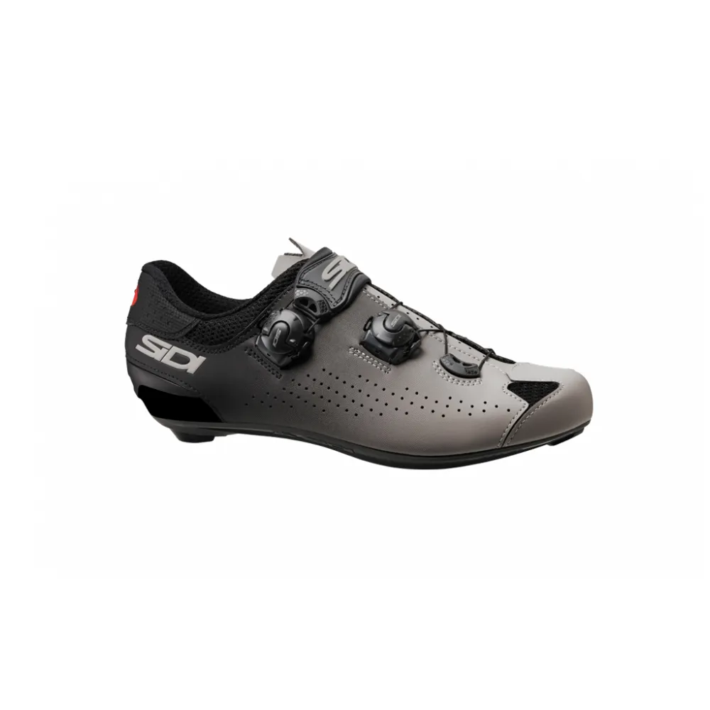 uPRISE Bikes Sidi Genius 10 Road Shoes - Grey/Black | Price match, 365 day return s, 18-Month Warranty, Finance Available & Free UK Delivery