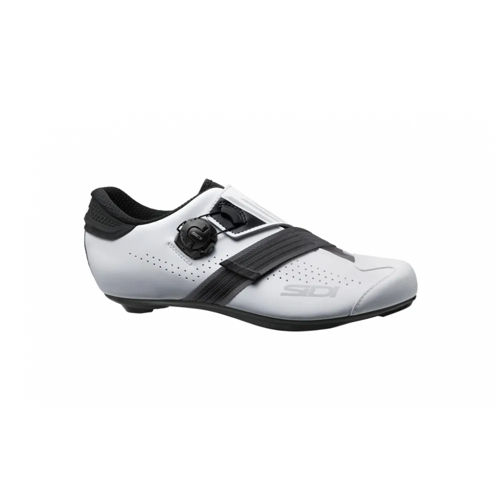 uPRISE Bikes Sidi Prima Road Shoes - White/Black | Price match, 365 day return s, 18-Month Warranty, Finance Available & Free UK Delivery