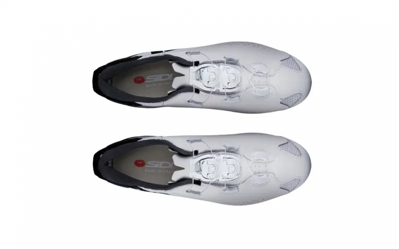 Sidi Shot 2S Carbon Road Shoes - White/Black-2