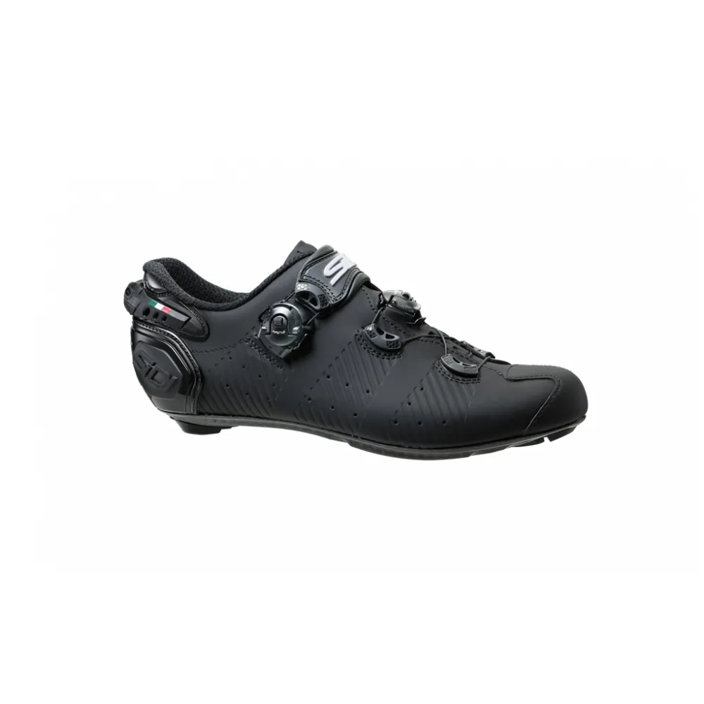 uPRISE Bikes Sidi Wire 2S Carbon Road Shoes - Black | Price match, 365 day return s, 18-Month Warranty, Finance Available & Free UK Delivery