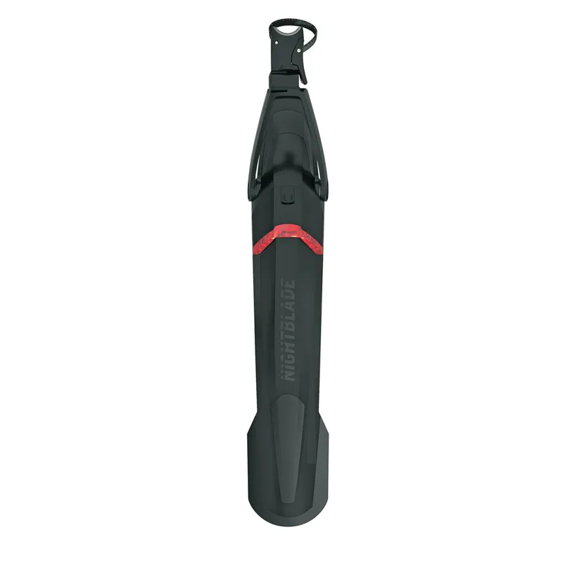 SkS Nightblade Rear Mudguard With Integrated Light - Black-1
