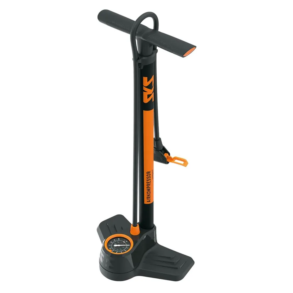 uPRISE Bikes SKS Airkompressor Compact 10.0 Floor Pump - Black | Price match, 365 day return s, 18-Month Warranty, Finance Available & Free UK Delivery