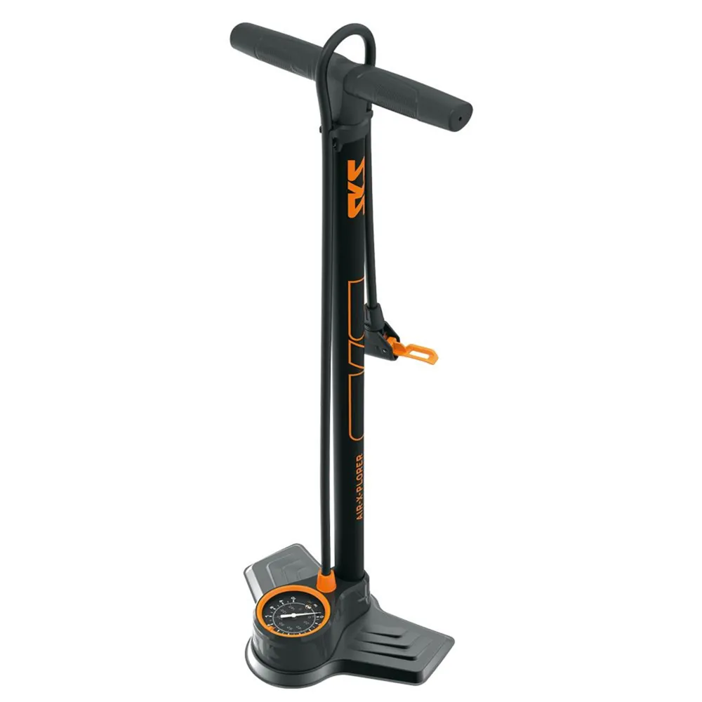 uPRISE Bikes SKS Air-X-Plorer 10.0 Floor Pump - Black | Price match, 365 day return s, 18-Month Warranty, Finance Available & Free UK Delivery