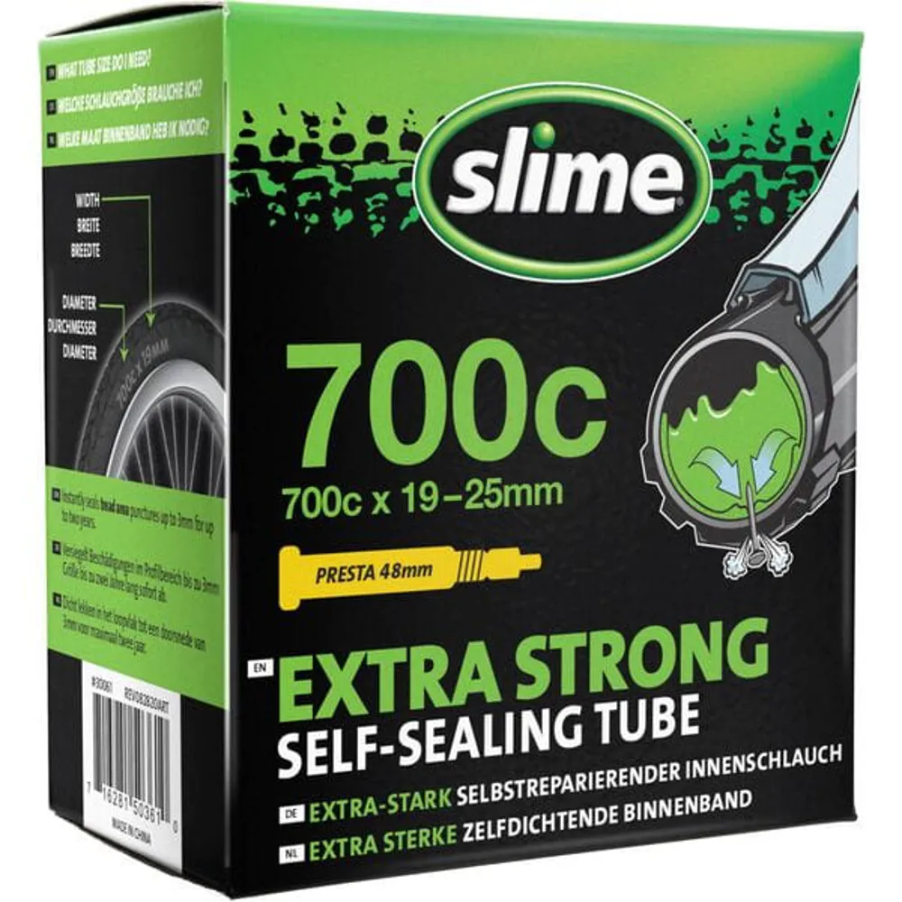 uPRISE Bikes Slime Pre-Filled Self Healing Inner Tube - 700 x 19-25c - Presta | Price match, 365 day return s, 18-Month Warranty, Finance Available & Free UK Delivery