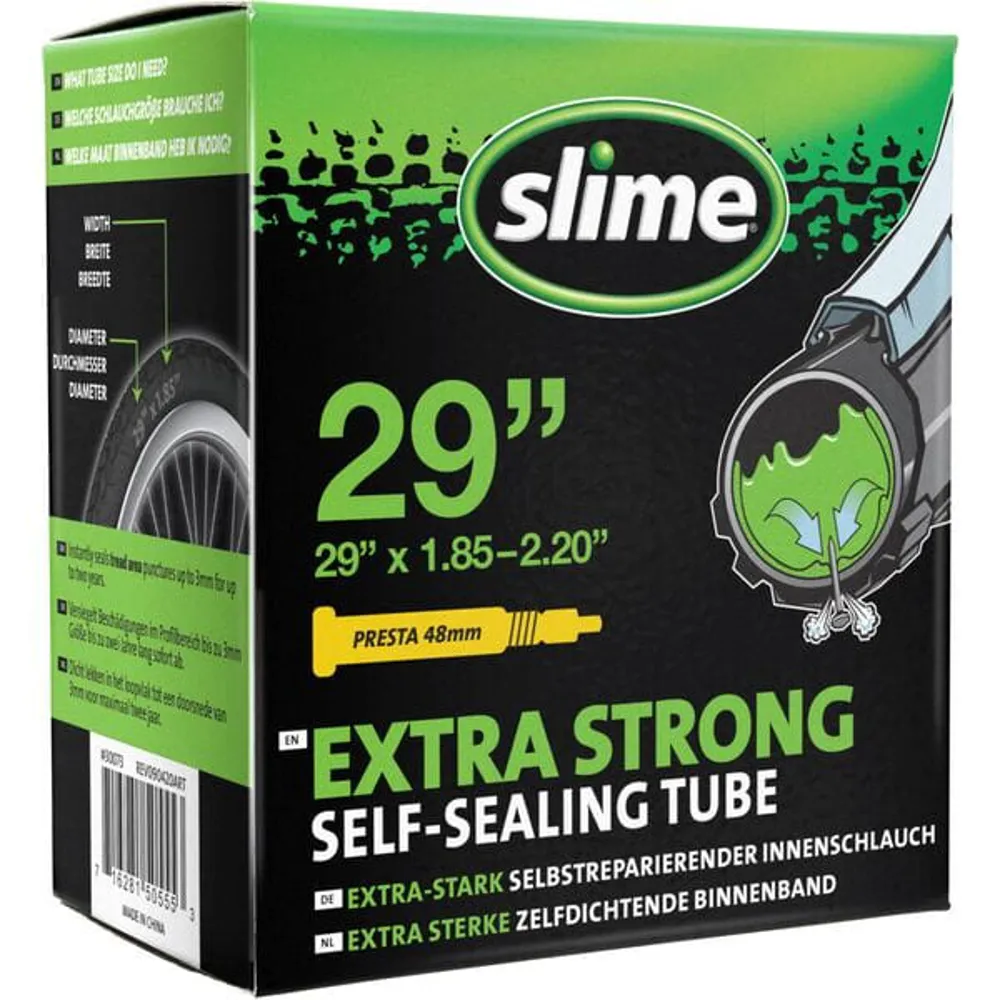 uPRISE Bikes Slime Pre-Filled Self Healing Inner Tube - 29 x 1.85-2.20 - Presta | Price match, 365 day return s, 18-Month Warranty, Finance Available & Free UK Delivery
