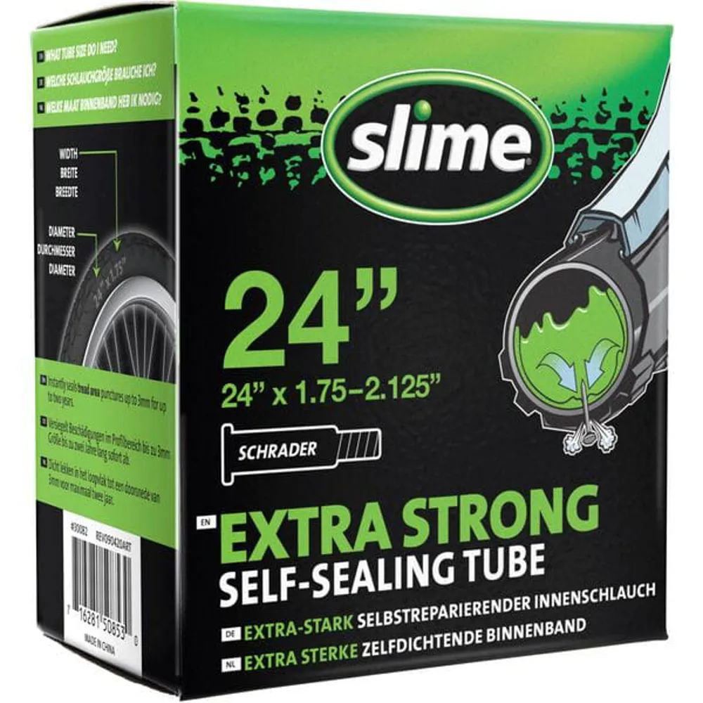 uPRISE Bikes Slime Pre-Filled Self Healing Inner Tube - 24 x 1.75-2.125 - Scharder | Price match, 365 day return s, 18-Month Warranty, Finance Available & Free UK Delivery