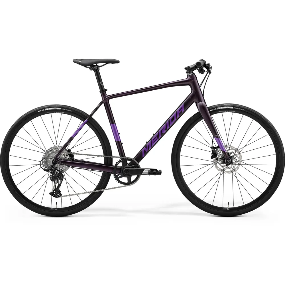 uPRISE Bikes Merida Speeder 400 2024 Hybrid Bike - Purple | Price match, 365 day return s, 18-Month Warranty, Finance Available & Free UK Delivery