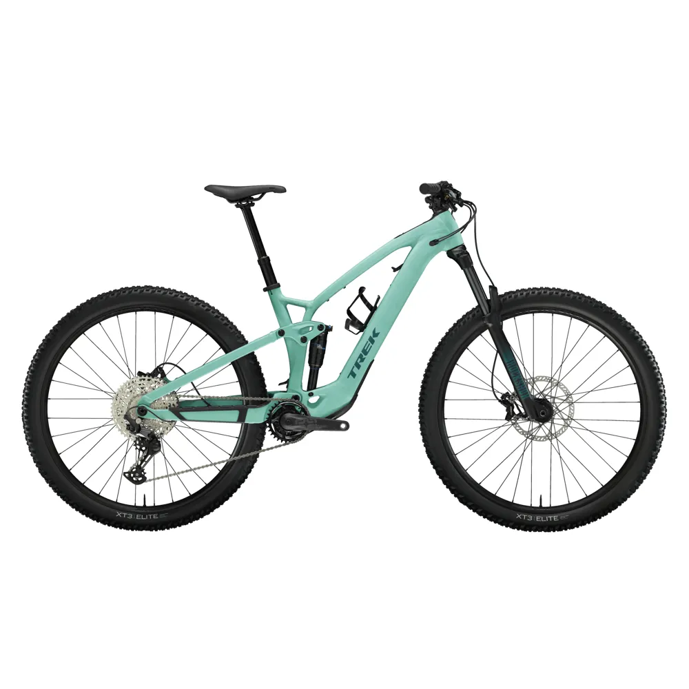 uPRISE Bikes Trek Fuel EXe 5 29er 2025 Electric Full Sus MTB - Matte Blue Sage | Price match, 365 day return s, 18-Month Warranty, Finance Available & Free UK Delivery