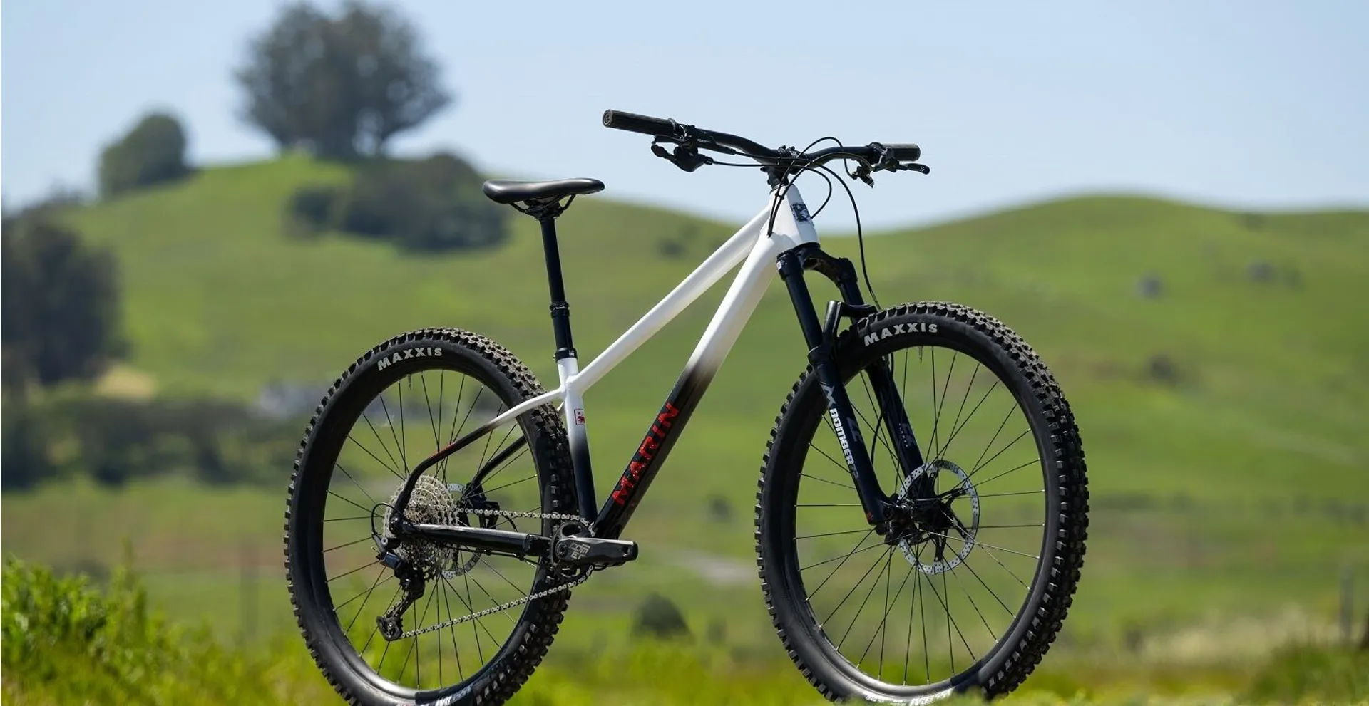 Marin San Quentin 29er 2024 Hardtail Mountain Bike White/Black/Red - Main Image