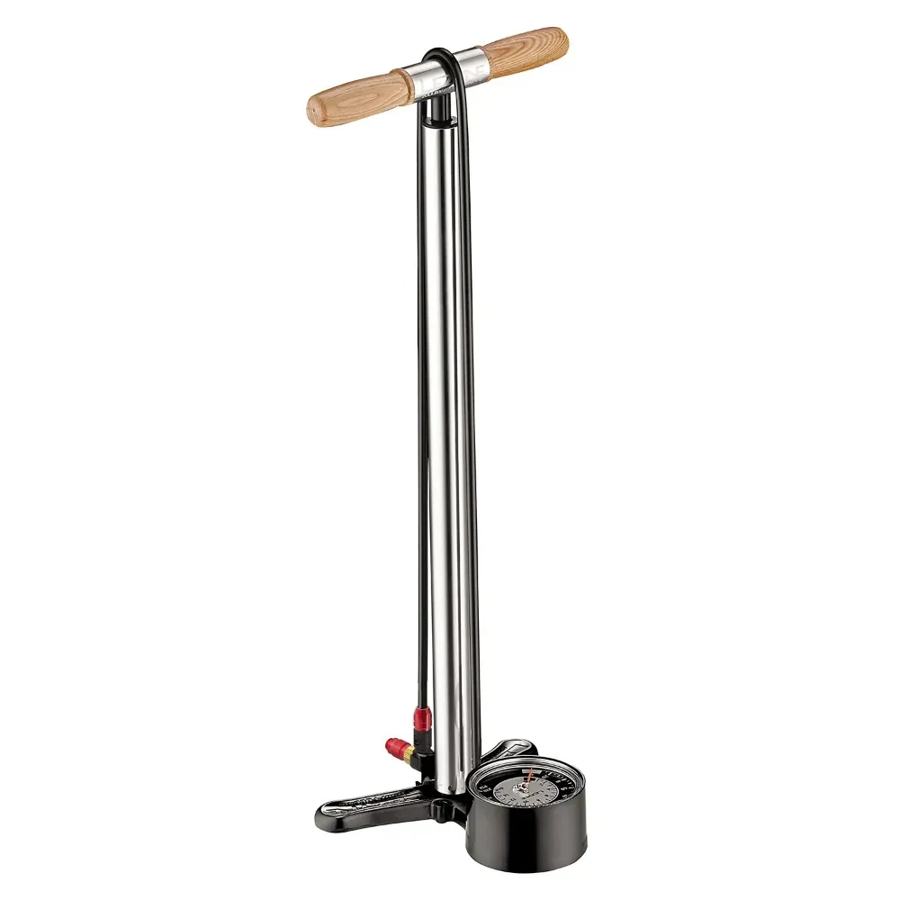 uPRISE Bikes Lezyne Alloy Drive Track Pump - 220psi - Silver | Price match, 365 day return s, 18-Month Warranty, Finance Available & Free UK Delivery