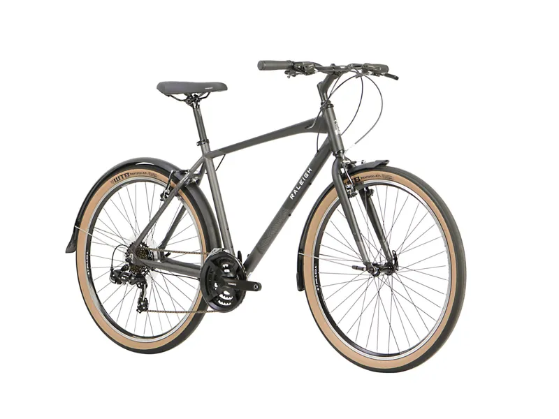 Raleigh Strada 650b 2023 Hybrid Sports Bike - Grey/Black-1