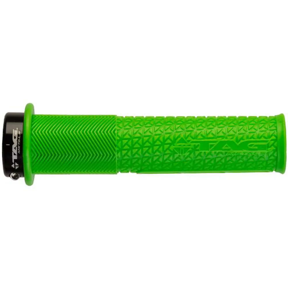 uPRISE Bikes TAG Metals T1 Braap MTB Grips - Green | Price match, 365 day return s, 18-Month Warranty, Finance Available & Free UK Delivery