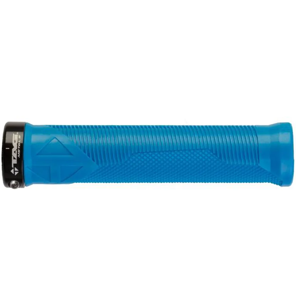 uPRISE Bikes TAG Metals T1 Section MTB Grips - Blue | Price match, 365 day return s, 18-Month Warranty, Finance Available & Free UK Delivery