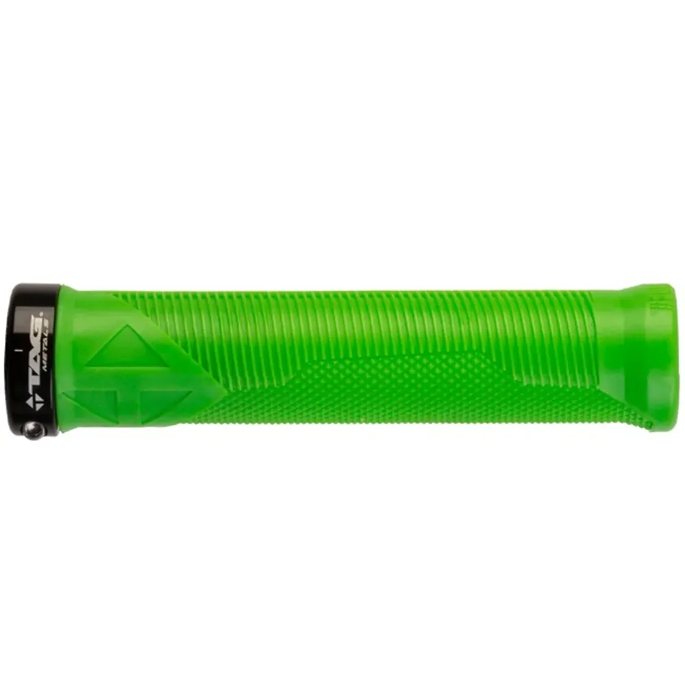 uPRISE Bikes TAG Metals T1 Section MTB Grips - Green | Price match, 365 day return s, 18-Month Warranty, Finance Available & Free UK Delivery