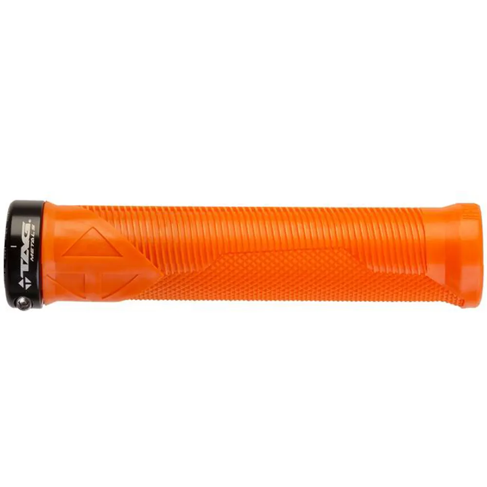 uPRISE Bikes TAG Metals T1 Section MTB Grips - Orange | Price match, 365 day return s, 18-Month Warranty, Finance Available & Free UK Delivery