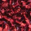 TAG Metals T1 Pedal Hex Pin Set - 40 pins - 4mm - Red