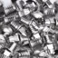 TAG Metals T1 Pedal Hex Pin Set - 40 pins - 4mm - Silver