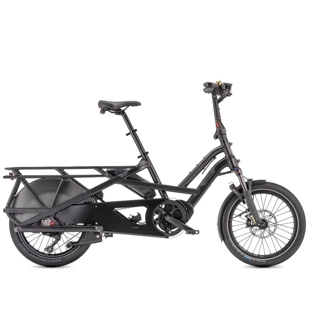 uPRISE Bikes Tern GSD S10 LR 400wh Electric Cargo Bike - Black | Price match, 365 day return s, 18-Month Warranty, Finance Available & Free UK Delivery