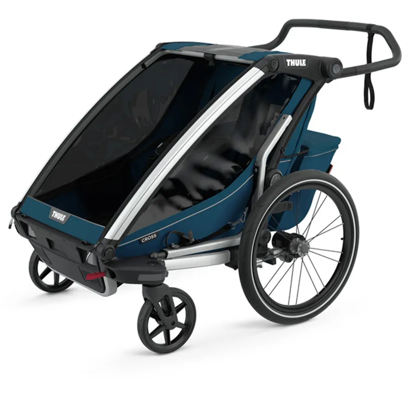 Thule Chariot Cross 2 Double Child Trailer - Blue-1