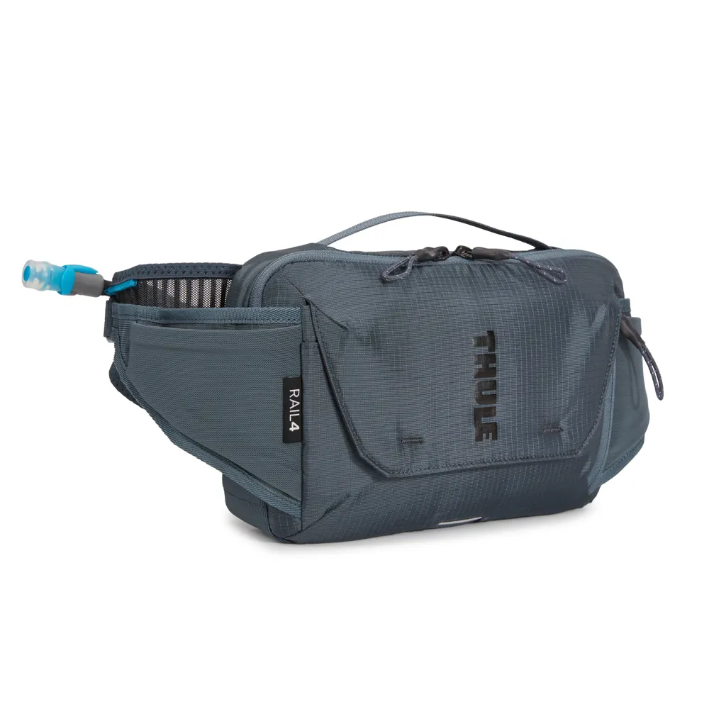 uPRISE Bikes Thule Rail 4 Hydration Hip Pack - 4L - Slate | Price match, 365 day return s, 18-Month Warranty, Finance Available & Free UK Delivery