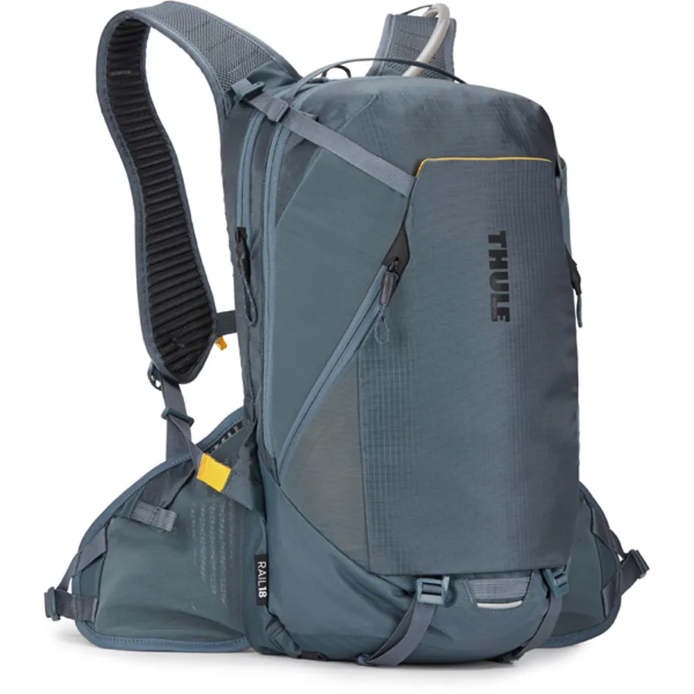 uPRISE Bikes Thule Rail Pro E-MTB Hydration Backpack - 18L Cargo/2.5L Fluid - Slate | Price match, 365 day return s, 18-Month Warranty, Finance Available & Free UK Delivery