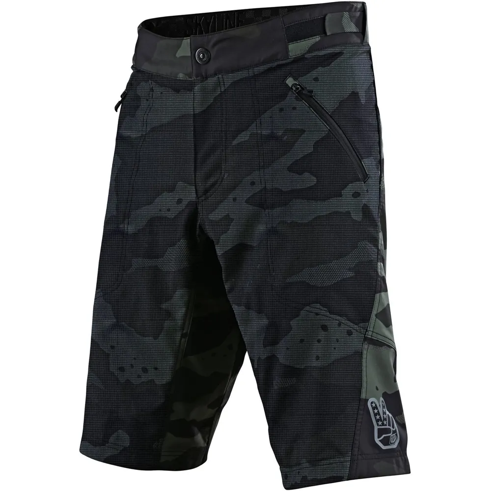 uPRISE Bikes Troy Lee Designs Skyline Shell Only Baggy Shorts - Camo Green | Price match, 365 day return s, 18-Month Warranty, Finance Available & Free UK Delivery