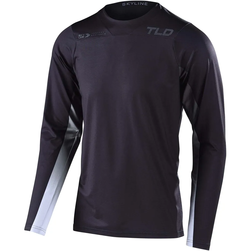 uPRISE Bikes Troy Lee Designs Skyline Long Sleeve MTB Jersey - Jet Grey | Price match, 365 day returns, 18-Month Warranty, Finance Available & Free UK Delivery