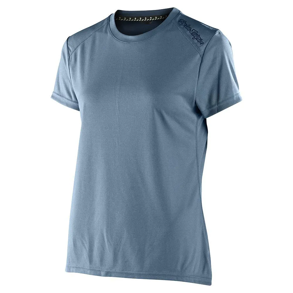 uPRISE Bikes Troy Lee Designs Lilium Womens Short Sleeve Jersey - Heather Smoke Blue | Price match, 365 day return s, 18-Month Warranty, Finance Available & Free UK Delivery
