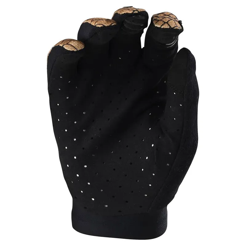 Troy Lee Designs Ace Womens Long Finger Gloves - Snake Gold-1