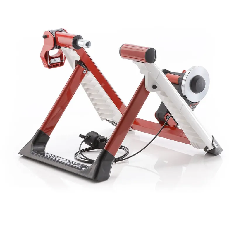 Elite Novo Force Turbo Trainer - White/Red-1
