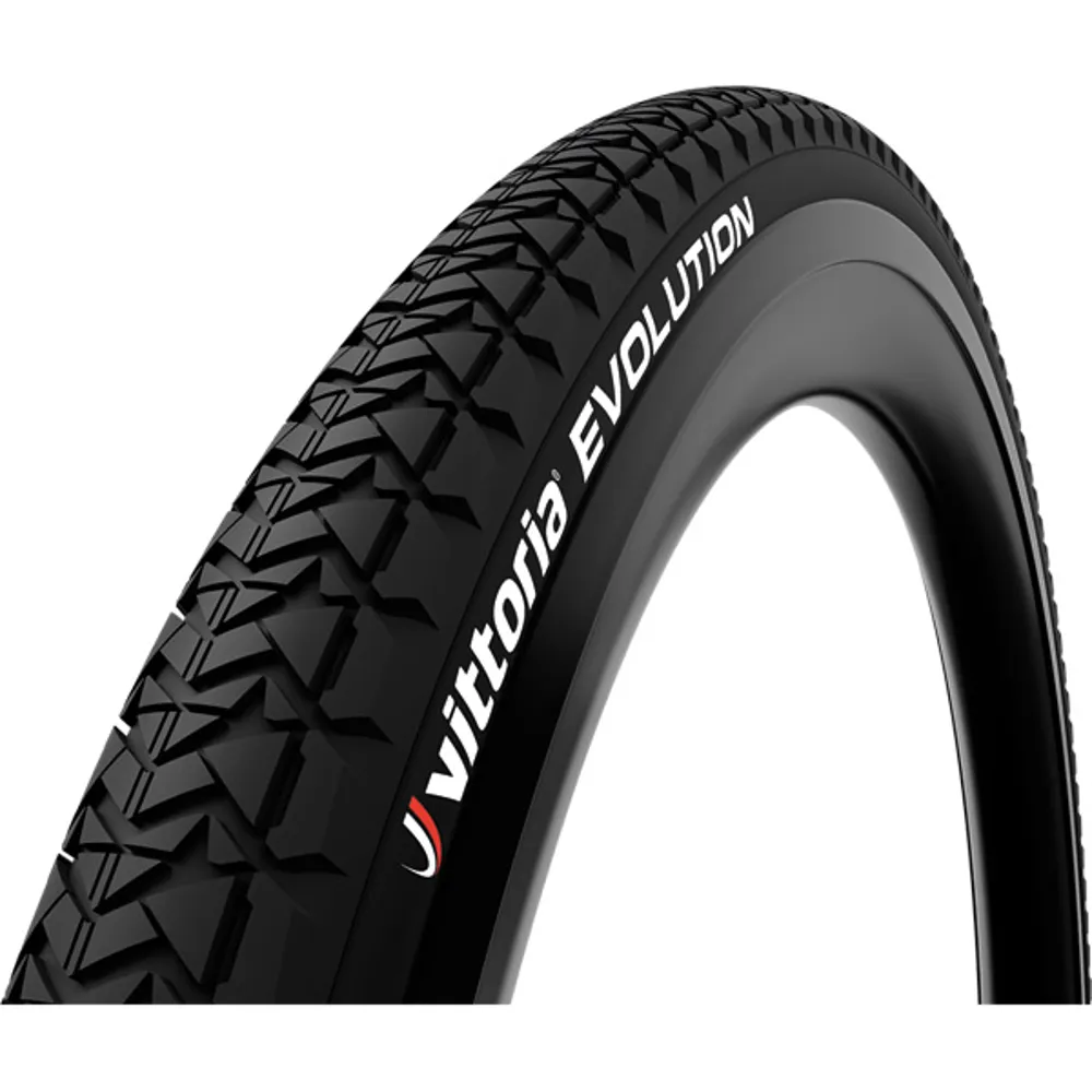 uPRISE Bikes Vittoria Evolution II 26 x 1.9 inch Rigid Urban Tyre - Black | Price match, 365 day return s, 18-Month Warranty, Finance Available & Free UK Delivery