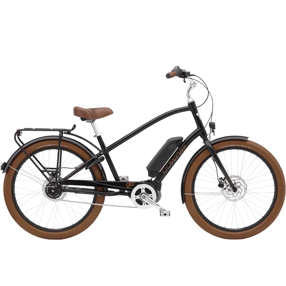 uPRISE Bikes Electra Townie Go 5i EQ Step Over 2025 Electric Hybrid Bike - Ebony | Price match, 365 day return s, 18-Month Warranty, Finance Available & Free UK Delivery