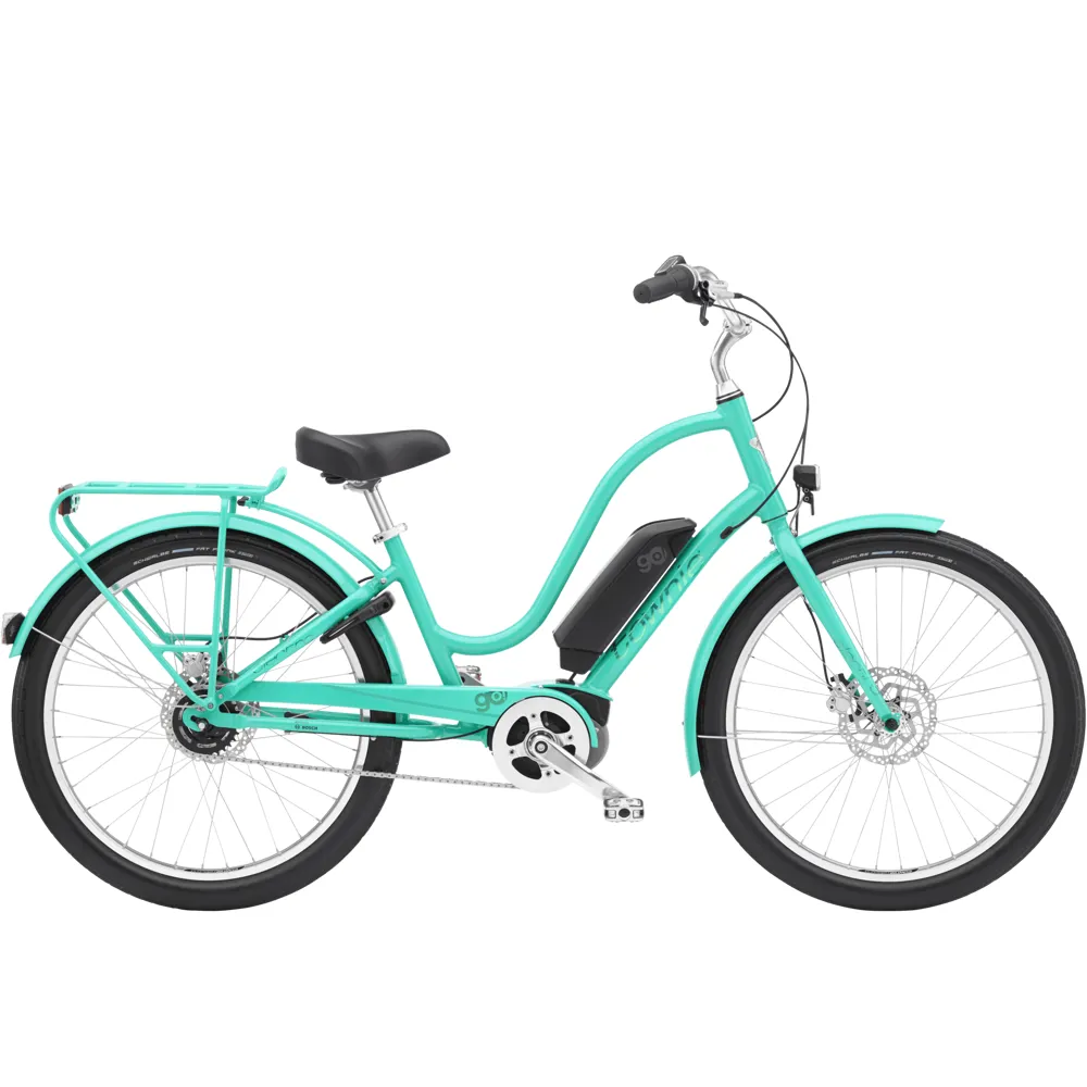 uPRISE Bikes Electra Townie Go 5i EQ Step Thru 2025 Women's Electric Hybrid Bike - Jade | Price match, 365 day return s, 18-Month Warranty, Finance Available & Free UK Delivery